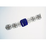 Orno bracelet with lapis lazuli, silver, 1963 - 1986