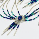 Silver set in the style of Carolyn Pollack