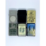 Set of 6 Zippo Style Lighters