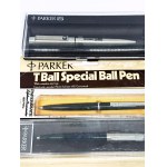 Set of 3 Parker pens in boxes