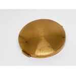 Gold-plated compact with mirror and Stratton powder