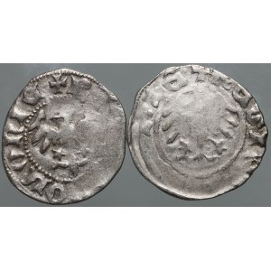 Władysław Jagiełło 1386–1434, Set aus Halbgroschen (2 Stück)