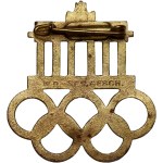 Germany, Third Reich, Commemorative badge from the 1936 Berlin Olympics