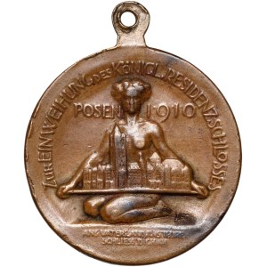 Germany, Prussia, Wilhelm II, medal from 1910, Königliches Residenzschloß Posen