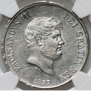 Italy, Kingdom of the Two Sicilies, Ferdinand II, 120 Grana 1857, Naples