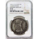 Colombia, Cundinamarca, 8 Reales 1820 JF