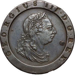 Velká Británie, Jiří III., 2 pence, 1797, Soho, Handsworth (Birmingham)
