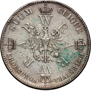Germany, Prussia, Wilhelm I, Thaler 1861 A, Berlin
