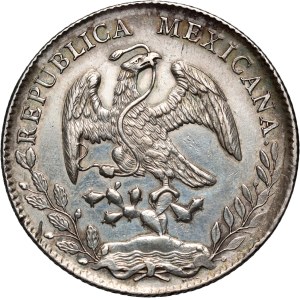Mexico, 8 Reals 1896 Zs FZ, Zacatecas