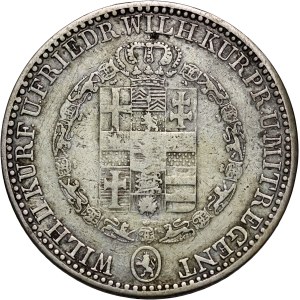 Germany, Hesse-Cassel, William II and Frederick William I, Thaler 1834, Kassel