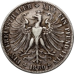 Niemcy, Frankfurt, talar 1860