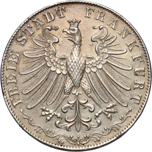 Germany, Frankfurt, 2 Gulden 1849, 100th Anniversary of the birth of Goethe