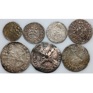 Europe, silver coin set, (7 pieces)