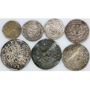 Europe, silver coin set, (7 pieces)