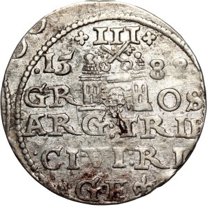 Sigismund III Vasa, 1588 trojak, Riga