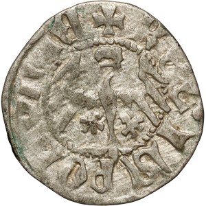 Władysław Jagiełło 1386-1434, półgrosz, Kraków, sygnatura N