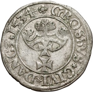 Sigismund I. der Alte, Groschen von 1534, Danzig