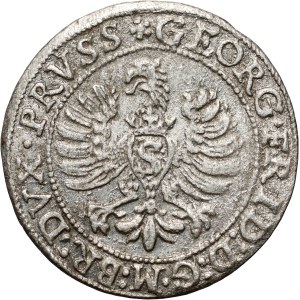 Duchy of Prussia, George Frederick von Ansbach, grosz, 1596, Königsberg