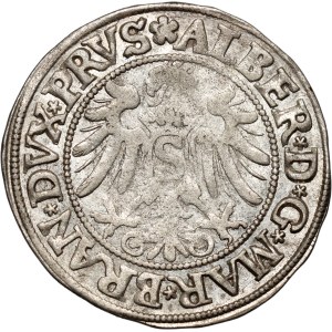 Knížecí Prusko, Albrecht Hohenzollern, groš z roku 1534, Královec