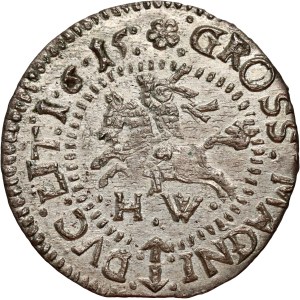 Sigismund III. Wasa, Groschen von 1615, Vilnius, WUNDERSCHÖN