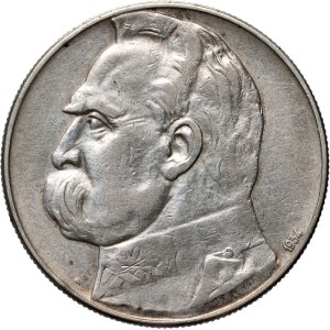 Second Polish Republic, 10 zlotych, 1934, Warsaw, Józef Piłsudski, Strzelecki Eagle