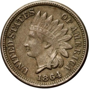 Spojené státy americké, cent z roku 1864, Indian Head