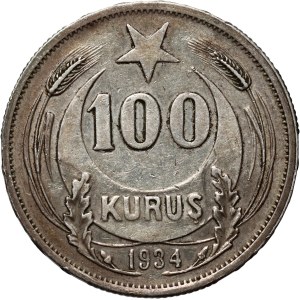Türkiye, 100 kurus 1934, Mustafa Kemal Atatürk