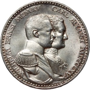 Deutschland, Sachsen-Weimar-Eisenach, Wilhelm Ernst, 3 Mark 1915 A, Berlin, 100-jähriges Jubiläum des Herzogtums