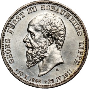 Deutschland, Schaumburg-Lippe, Georg II., 3 Mark (posthum) 1911 A, Berlin