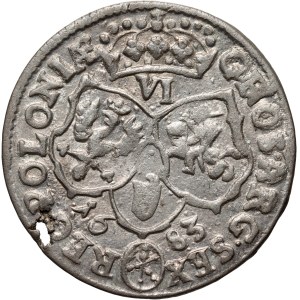 Jan III Sobieski, 6-złoty coin from 1683 (TLB), Bydgoszcz