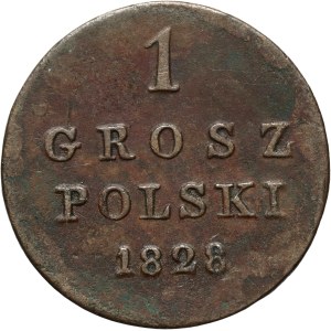 Kongresskönigreich, Nikolaus I., polnischer Groschen 1828 FH, Warschau