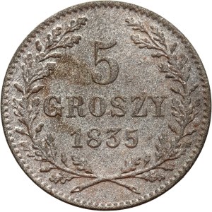 Free City of Kraków, 5 groszy, 1835, Vienna