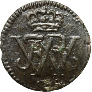 Deutschland, Preußen, Friedrich Wilhelm I., Schilling 1718 CG, Königsberg