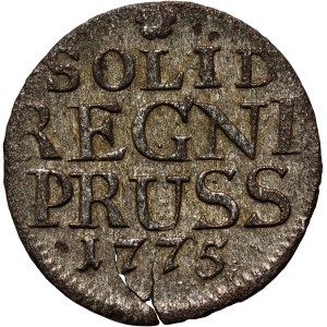Germany, Prussia, Frederick II, Shilling 1775 E, Königsberg