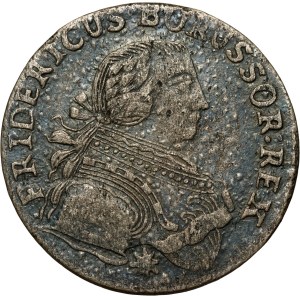 Germany, Prussia, Frederick II, 6 Gröscher 1755 E, Königsberg