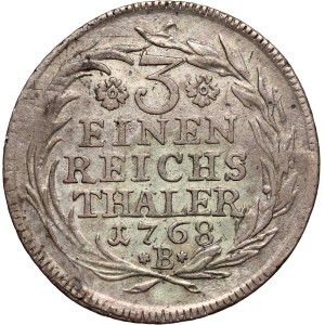 Śląsk, Fryderyk II, 1/3 talara 1768 B, Wrocław