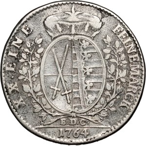 Allemagne, Saxe, Frédéric-Auguste III, 2/3 de thaler, 1764, EDC