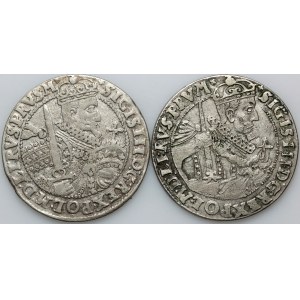 Sigismund III Vasa, set of orts from 1623–1624 (2 pieces)