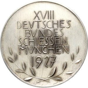 Germany, Shooting medal from 1927, 18th German Federal Shooting Competition in Munich