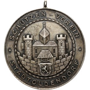 Deutschland, Harz, Schießmedaille aus dem Jahr 1928, 25. Schießwettbewerb in Stadtoldendorf