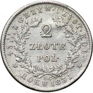 Novemberaufstand, 2 Złoty 1831 KG, Warschau