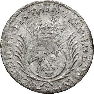 France, Louis XIV, 1/2 ecu 16??, overstruck