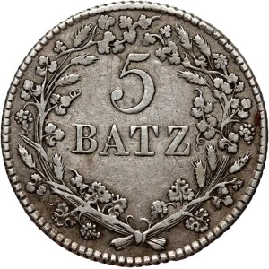Svizzera, Vaud, 5 batzen 1813
