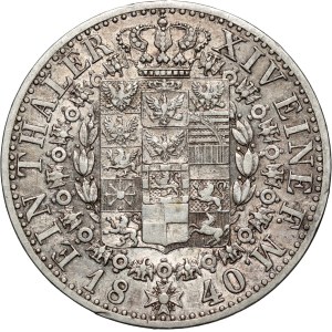 Germany, Prussia, Frederick William III, Thaler 1840 A, Berlin
