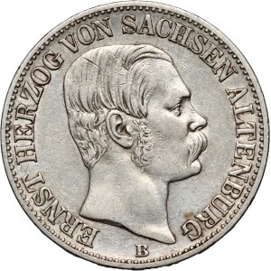 Germany, Saxony-Altenburg, Ernest I, Thaler 1869 B, Dresden