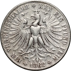 Deutschland, Frankfurt, Taler 1862