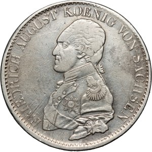 Allemagne, Saxe, Frédéric-Auguste Ier, thaler de 1819 IGS, Dresde