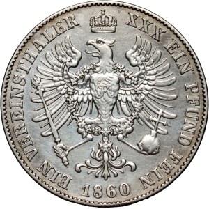 Deutschland, Preußen, Friedrich Wilhelm IV., Taler 1860 A, Berlin