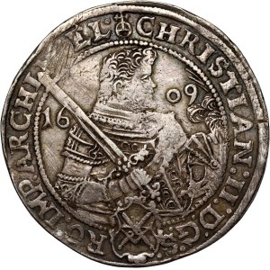 Germany, Saxony, Christian II, John George I, August, Thaler 1609 HR, Dresden