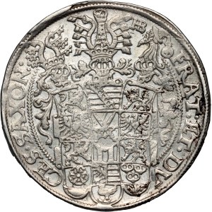 Germany, Saxony, Christian II, Johann Georg and August, Thaler 1597 HB, Dresden